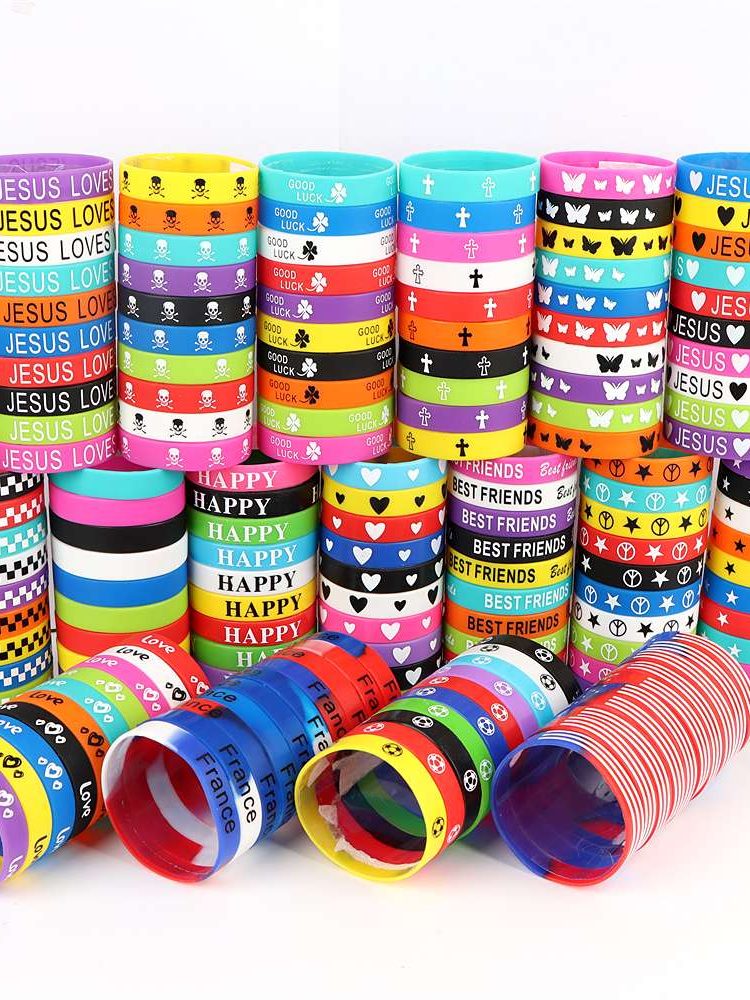 Custom Silicone Wristbands Rubber Bracelets 46